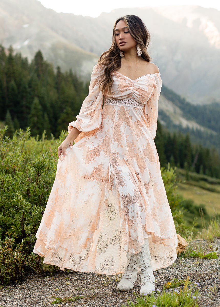 Women Isabella Dress in Shell