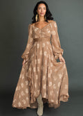 Women Isabella Dress in Latte