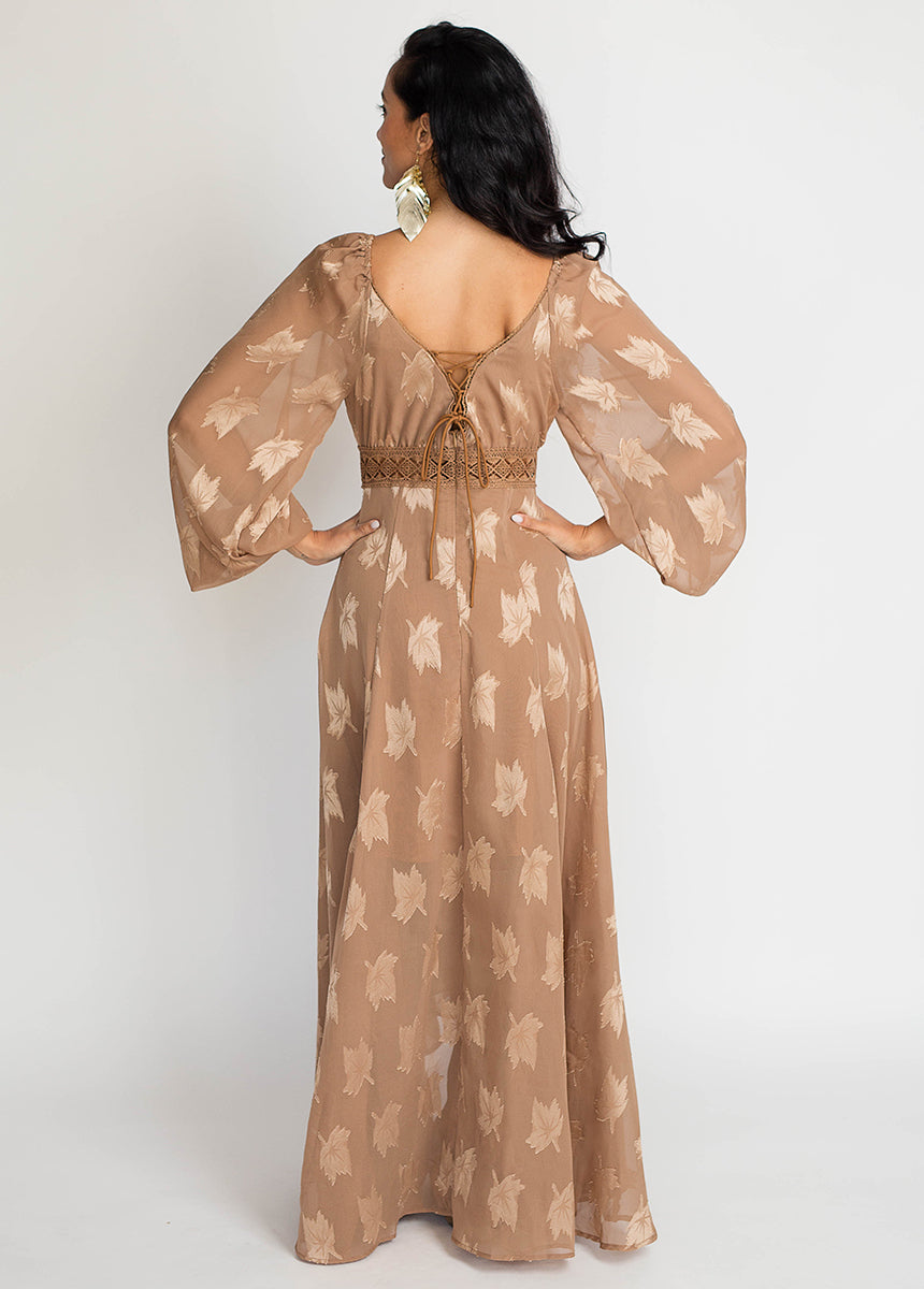 Women Isabella Dress in Latte